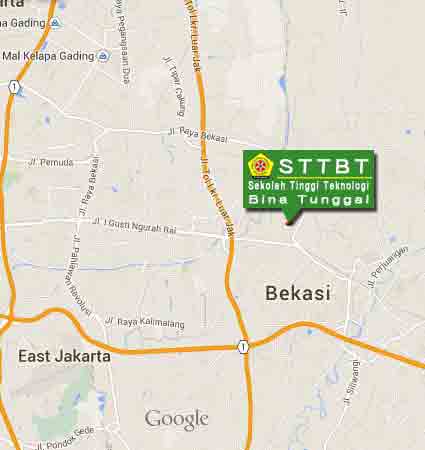 Campus Location Map Bina Tunggal Bekasi College of Technology Nomor
